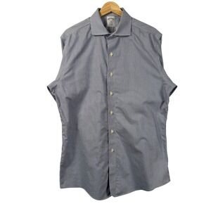 Brooks Brothers Regent Fit Non Iron Striped‎ Dress Shirt Oxford Mens 15.5 32/33